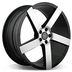 Диск R19 5x120 8,5J ET15 D74,1 Vissol V-080R Black-With-Machined-Face