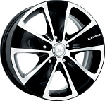 Диск K&KR16 5x112 6,5J ET33 D57,1 K&K Иллюзио алмаз черный (КС440) 