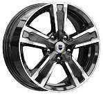 R16 5x114,3 6,5J ET45 D60,1 K&K Оклахома (КС998) алмаз чёрный