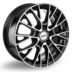 Диск R16 5x114,3 6,5J ET45 D66,1 X'trike X-135 BK/FP