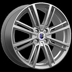 Диск R17 4x100 7J ET41 D60,1 К&К Эрфурт (КС903) дарк платинум 