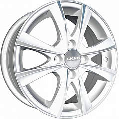 Диск R14 4x100 5,5J ET38 D67,1 Скад Мальта алмаз-белый