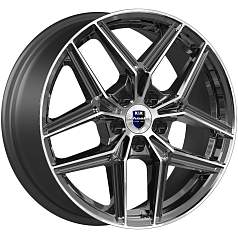 Диск R17 5x114,3 7J ET45 D67,1 K&K Юнион (КС1025) алмаз чёрный