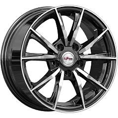 Диск R15 5x100 6,5J ET45 D67,1 iFree Сион (КС1055) Блэк Джек