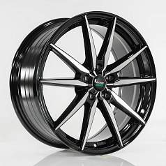 Диск R18 5x108 7,5J ET33 D60,1 Megami MGM-40 BKF