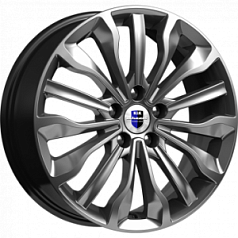 Диск R17 5x114,3 6,5J ET50 D67,1 К&К Атакама дарк-платинум