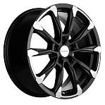 R18 5x114,3 7,5J ET45 D60,1 Khomen KHW1808 ( 18_ZV RAV 4) Black-FP