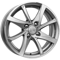 Диск R16 5x120 6,5J ЕТ41 D67,1 КиК Игуана алмаз аргентум (КС570)