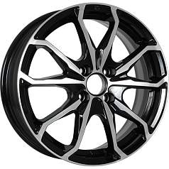 Диск R16 4x100 6J ET49 D54,1 Rapid Brent оригинал (КС733) алмаз-черный