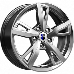 Диск R16 5x108 6,5J ET52,5 63,35 K&K Фишт-оригинал (КС690) дарк платинум