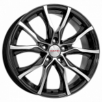R17 5x100 7,5J ET36 57,1 K&K Твист-оригинал (КС697) алмаз черный 