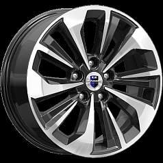 Диск R17 5x114,3 7J ET35 D67,1 К&К Авиор (КС936-02) алмаз черный