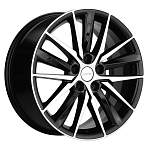 R18 5x114,3 8J ET53 D54,1 Khomen KHW1807 (Geely Coolray) Black-FP