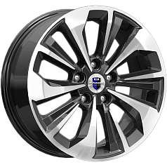 Диск R17 5x114,3 7J ET45 D66,1 К&К Авиор (КС936-10) кварц