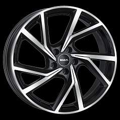 Диск R18 5x114,3 7,5J ET38 D76 MAK Kassel Black Mirror