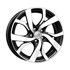 Диск R15 5x100 6J ET43 D57,1 Rapid Палермо-оригинал (КC668) алмаз черный <C>