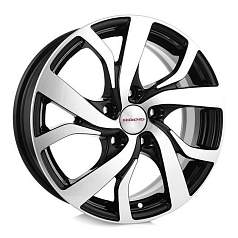 Диск R16 5x110 6,5J ET39 65,1 К&К Палермо Алмаз чёрный