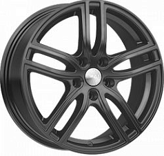 Диск R17 5x100 7J ET48 D56,1 Скад Брайтон черный барxат