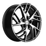 R17 5x114,3 6,5J ET45 D67,1 Khomen KHW1722 (Mazda 3/CX30) Gray-FP
