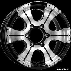 Диск R16 5x139,7 8J ET20 D110,1 К&К Байконур алмаз чёрный