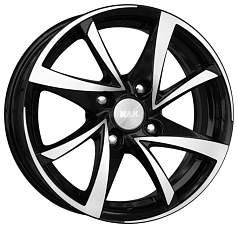 Диск R17 5x112 7J ET35 66,6 К&К Игуана Алмаз чёрный