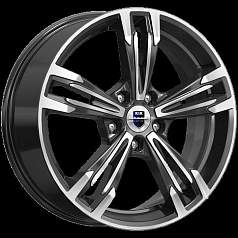 Диск R18 5x112 7J ET43 D57,1 К&К Karrera Light (КС935) Алмаз черный
