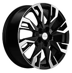 Диск R18 5x108 7J ET33 D60,1 Khomen KHW1809 (ZV OMODA C5) Black-FP