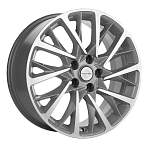R18 5x112 7,5J ET43 D57,1 Khomen KHW1804 ( 18_ ZV Kodiaq/Tiguan) F-Silver-FP