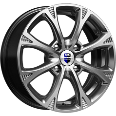 Диск R15 4x100 6J ET39 56,6 Rapid Блюз Дарк платинум