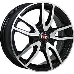 Диск R15 5x100 6J ET38 D57,1 Alcasta M57 BKF