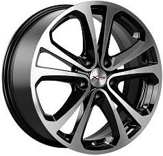 Диск R17 5x114,3 7,0J ET45 67,1 X'trike X-113M BK/FP