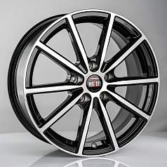 Диск R16 5x114,3 6,5J ET43 D67,1 Alcasta M61 BKF